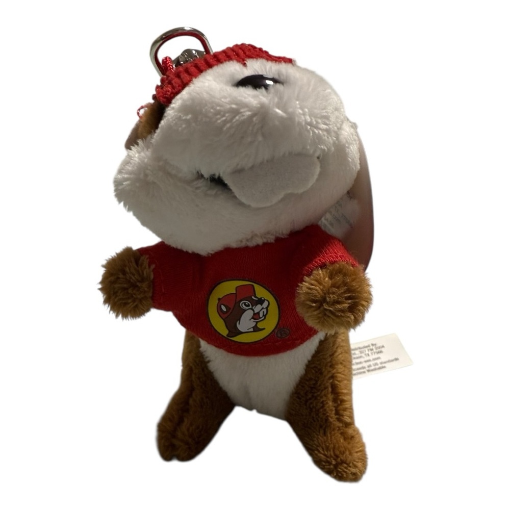 Buc-ee’s Beaver Plush Keychain Clip Mascot Stuffed Animal Toy NWT Bag Charm - Picture 3 of 7